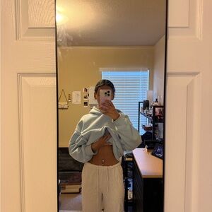 SHEIN White Track Pants Relaxed Fit Joggers